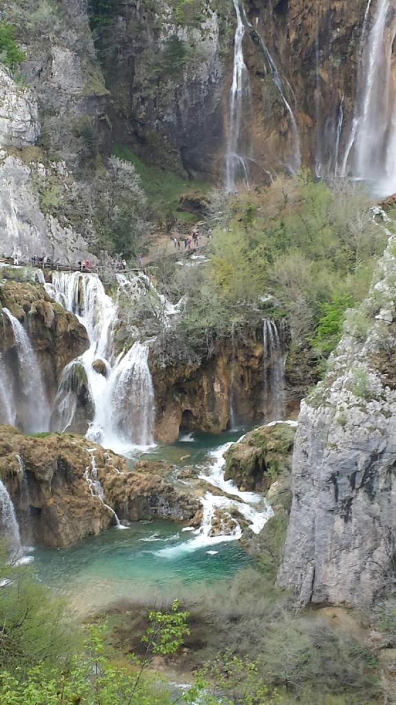 Lake Platicive with it's stunning aqua waters caused by  the limestone floor. 