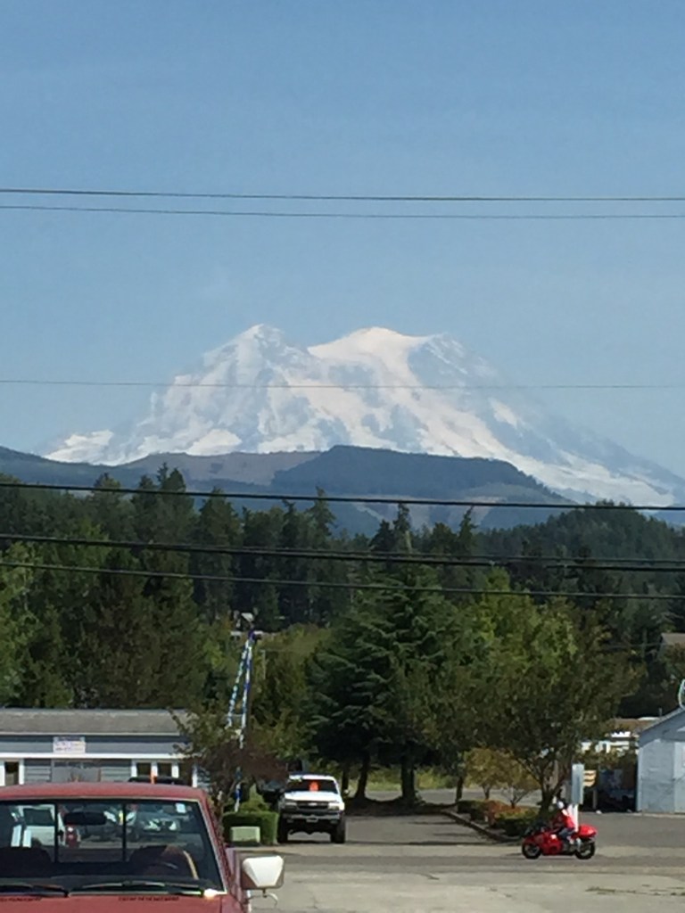 Nice view when you have errands to run